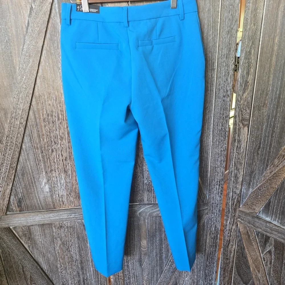 Liverpool Pants Women's Size 4/27 Diva Blue Dressy Kelsey Trouser Stretch